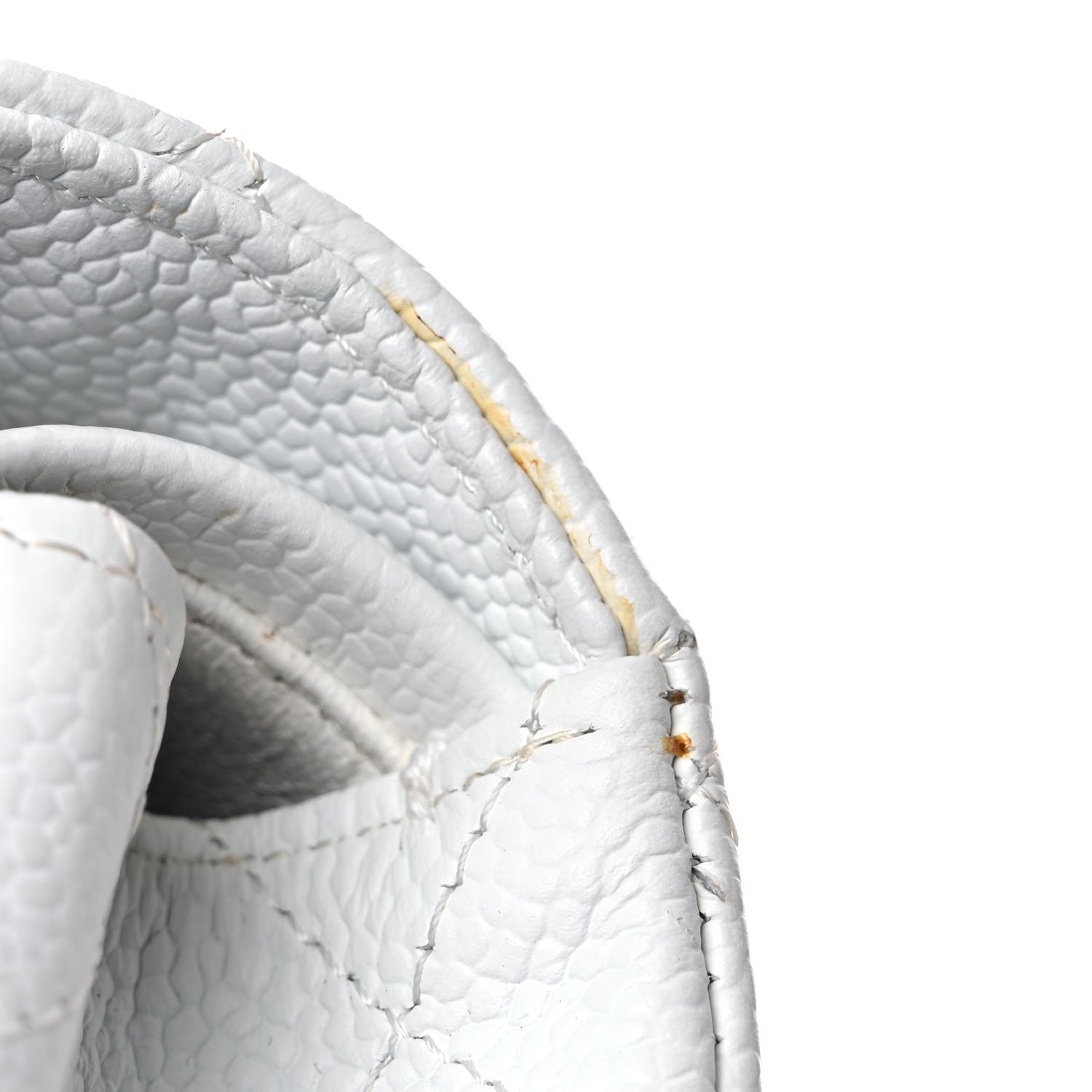 Chanel Caviar Quilted Medium Double Flap White 15 of 16
