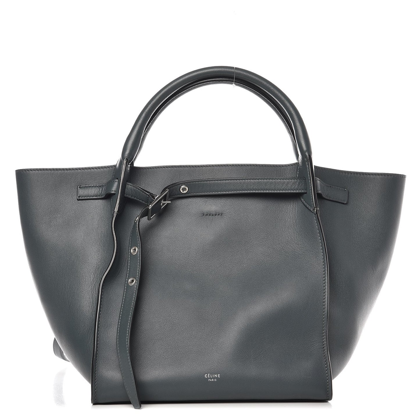 Smooth Calfskin Small Big Bag Slate