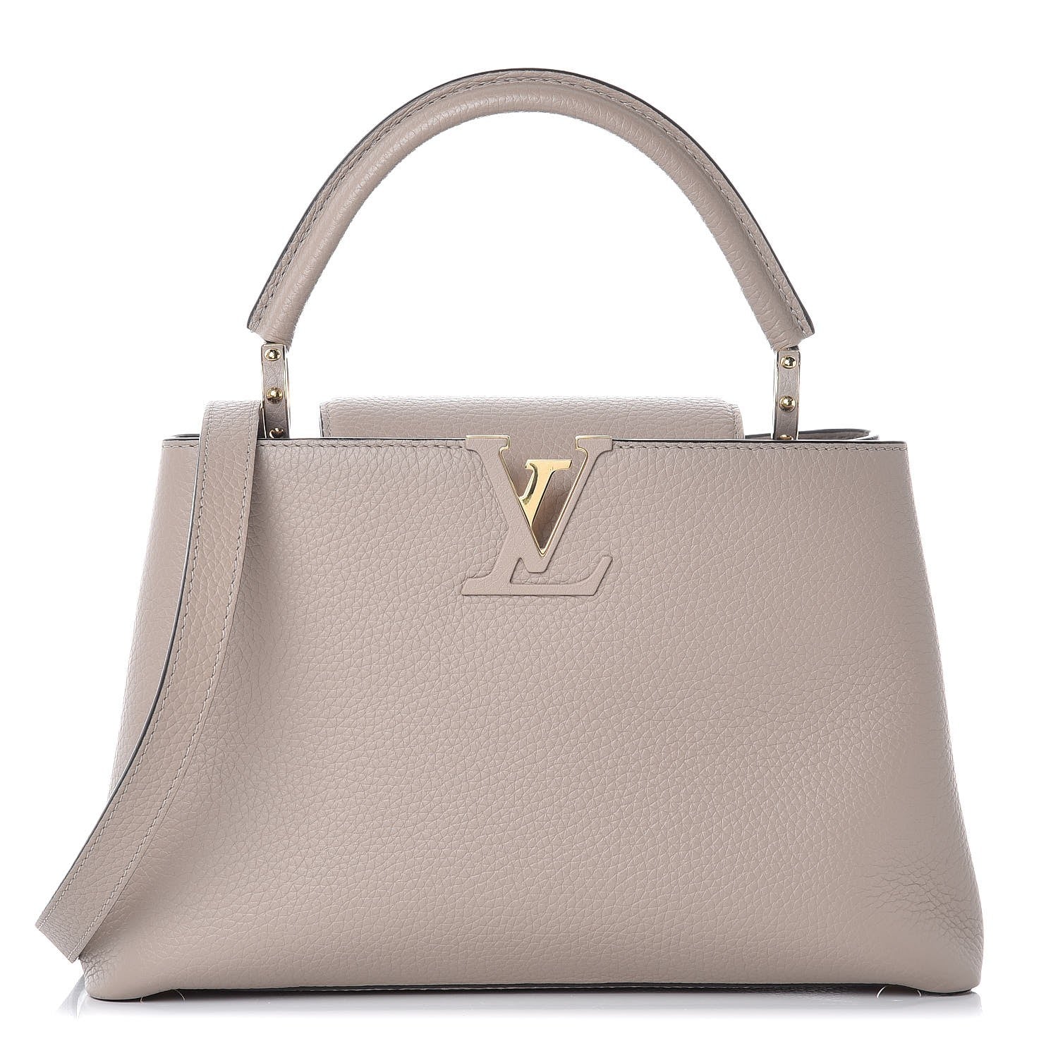 Louis Vuitton Taurillon Capucines PM Galet 1 of 6