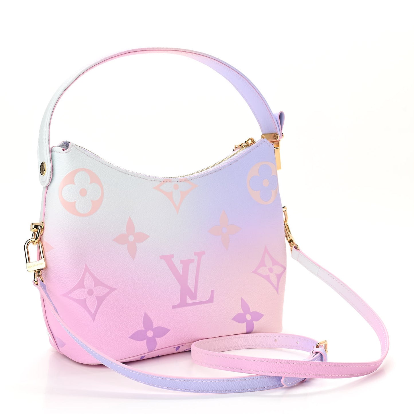 Monogram Giant Spring In The City Marshmallow Hobo PM Sunrise Pastel
