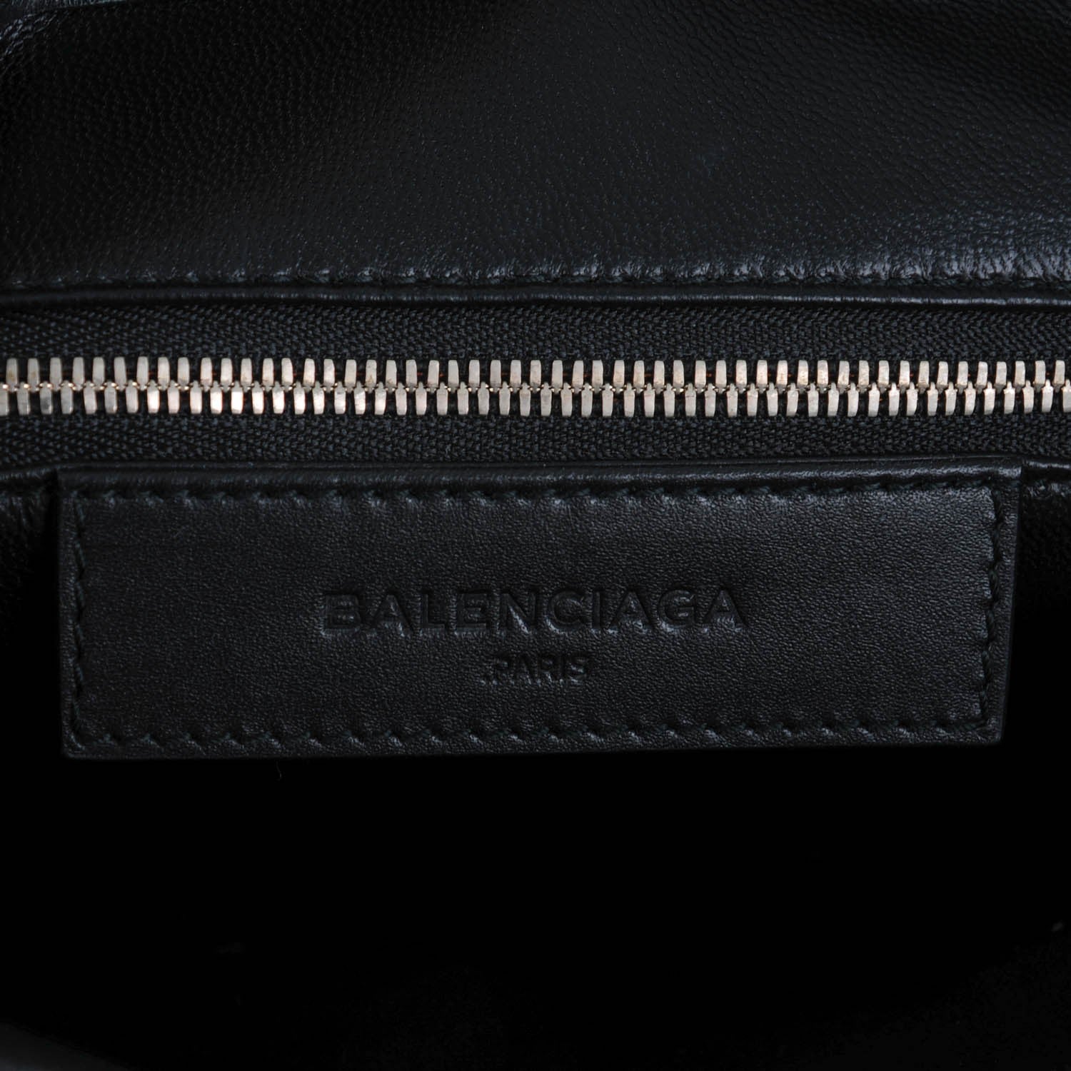 Balenciaga Calfskin Le Dix Soft Cabas M Shoulder Bag Black 6 of 7