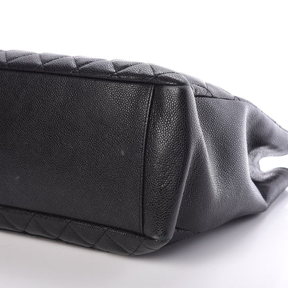 Chanel Caviar Quilted Grand Shopping Tote GST Black 9 of 11