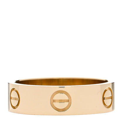 Cartier 18K Yellow Gold 5.5mm LOVE Ring 56 7.75 3 of 5