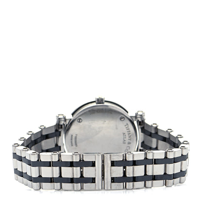 Tiffany Stainless Steel Ceramic 30mm Atlas Quartz Watch Black 3 of 4