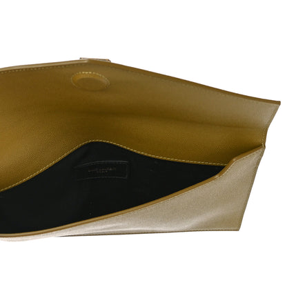 Saint Laurent Grain De Poudre Uptown Pouch Olive 5 of 10