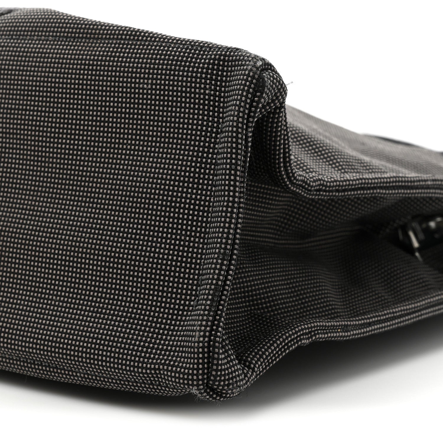 Hermes Toile Fourre Tout MM Grey Black 7 of 12