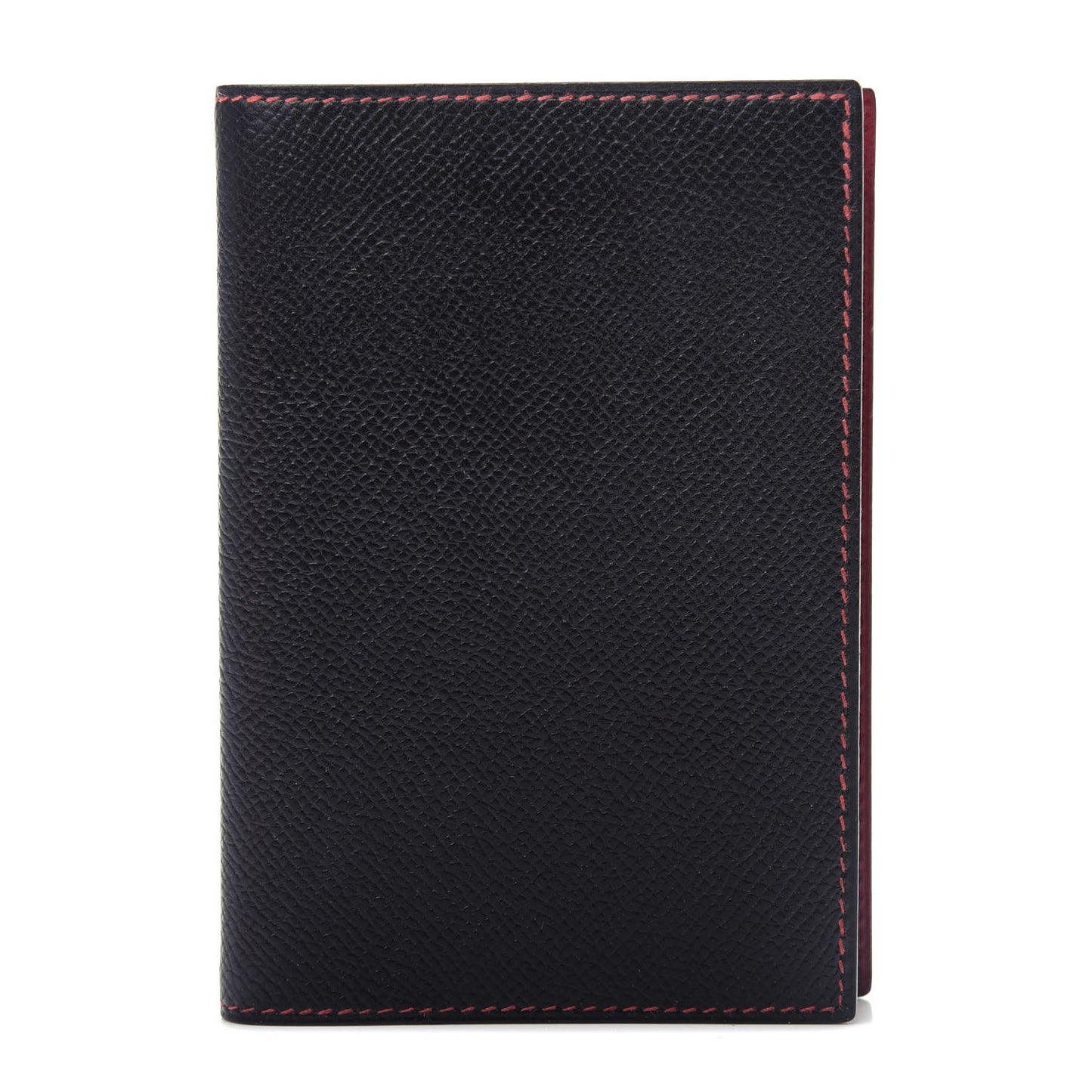 Courchevel Globe Trotter PM Agenda Cover Black Rouge Vif