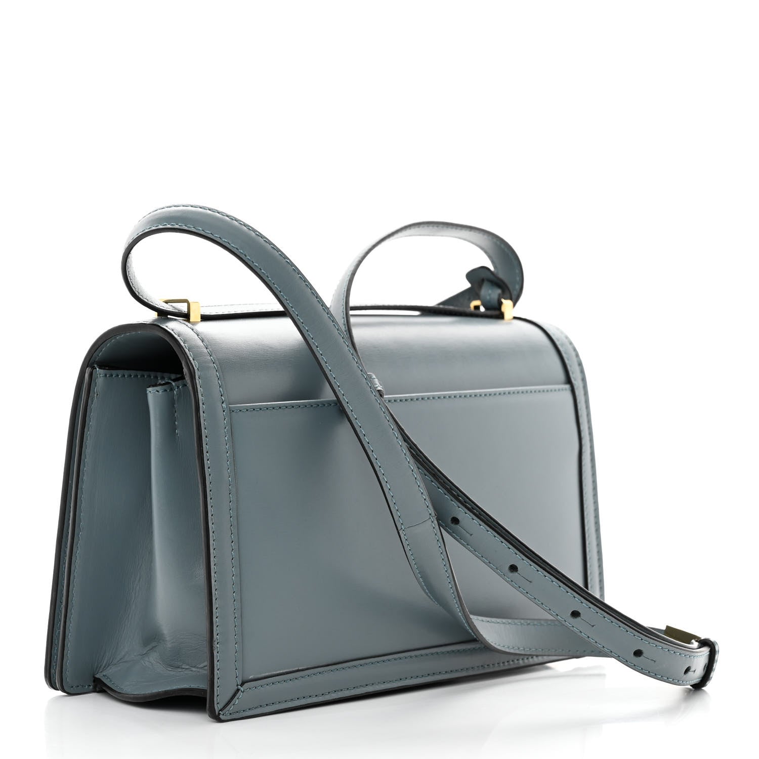 Loewe Calfskin Medium Barcelona Shoulder Bag Stone Blue 3 of 14