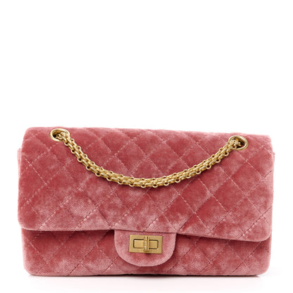 Chanel Velvet Quilted 2.55 Reissue 225 Flap Pink 1 of 11