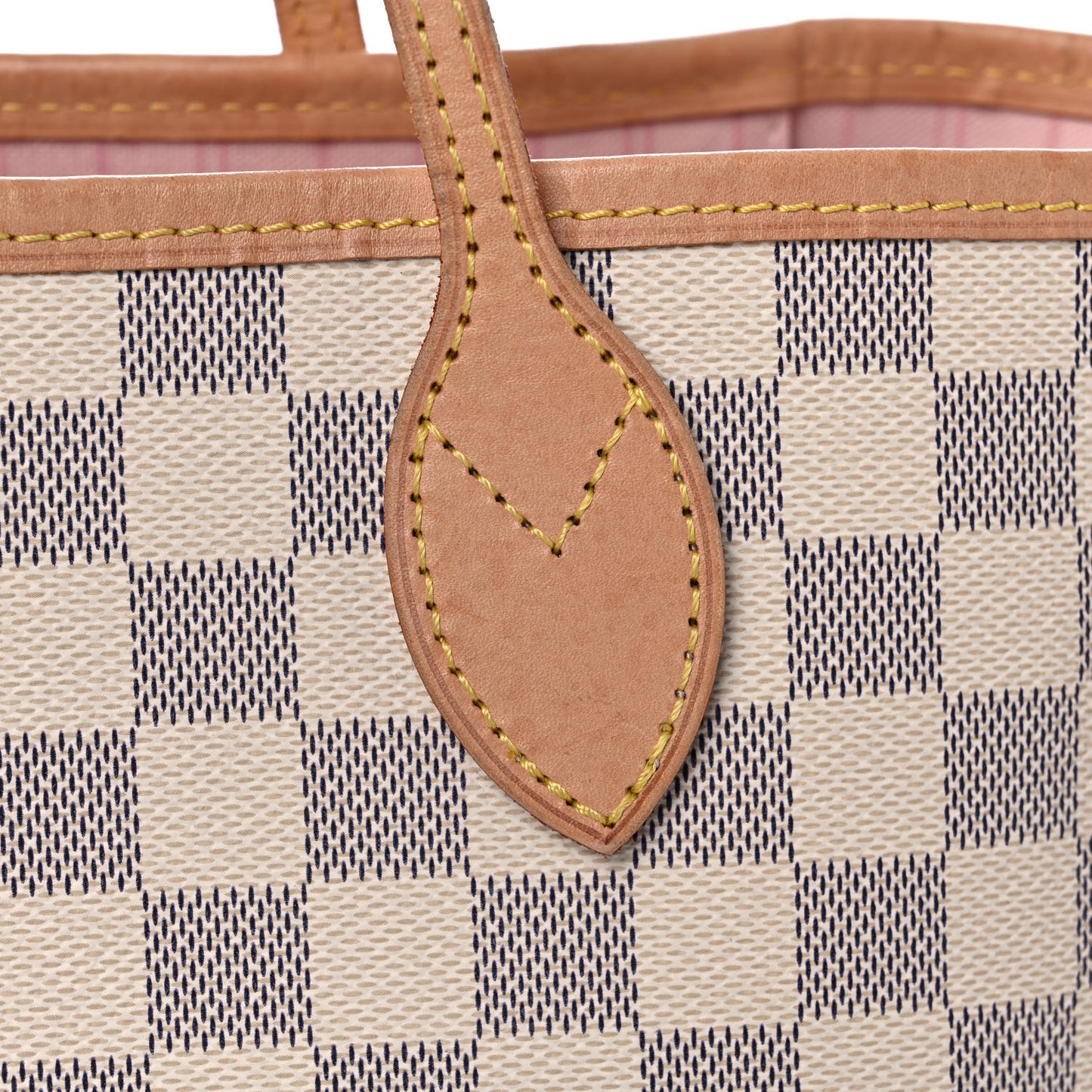 Damier Azur Neo Neverfull MM Rose Ballerine