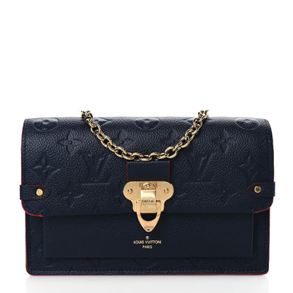 Louis Vuitton Empreinte Vavin Chain Wallet Marine Rouge 1 of 9