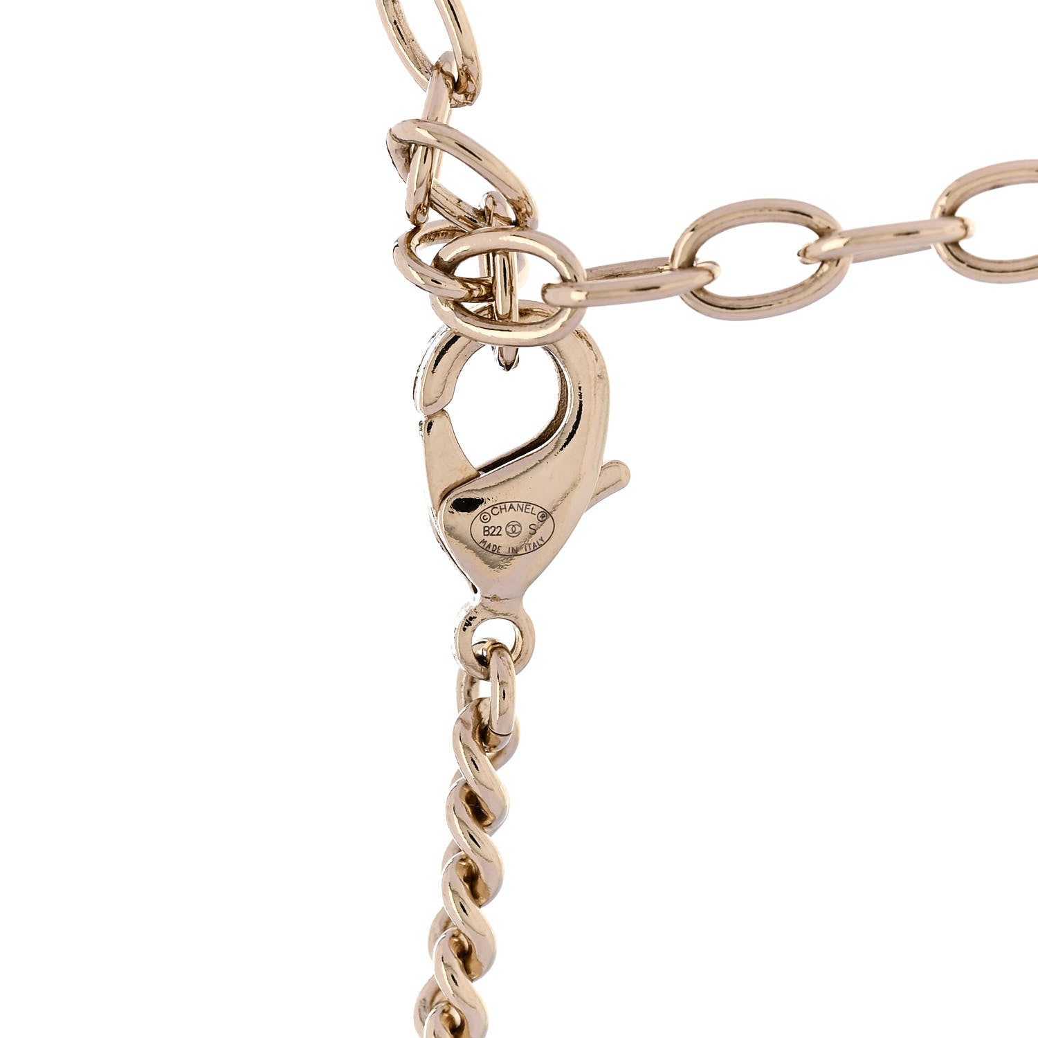 Chanel Resin Logo Choker Green Black 4 of 6