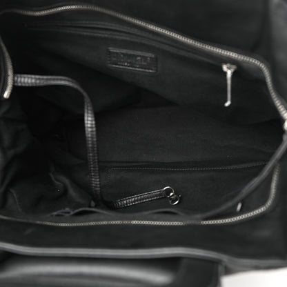 Chanel Iridescent Calfskin Quilted In The Mix Shopping Tote Black 5 of 23