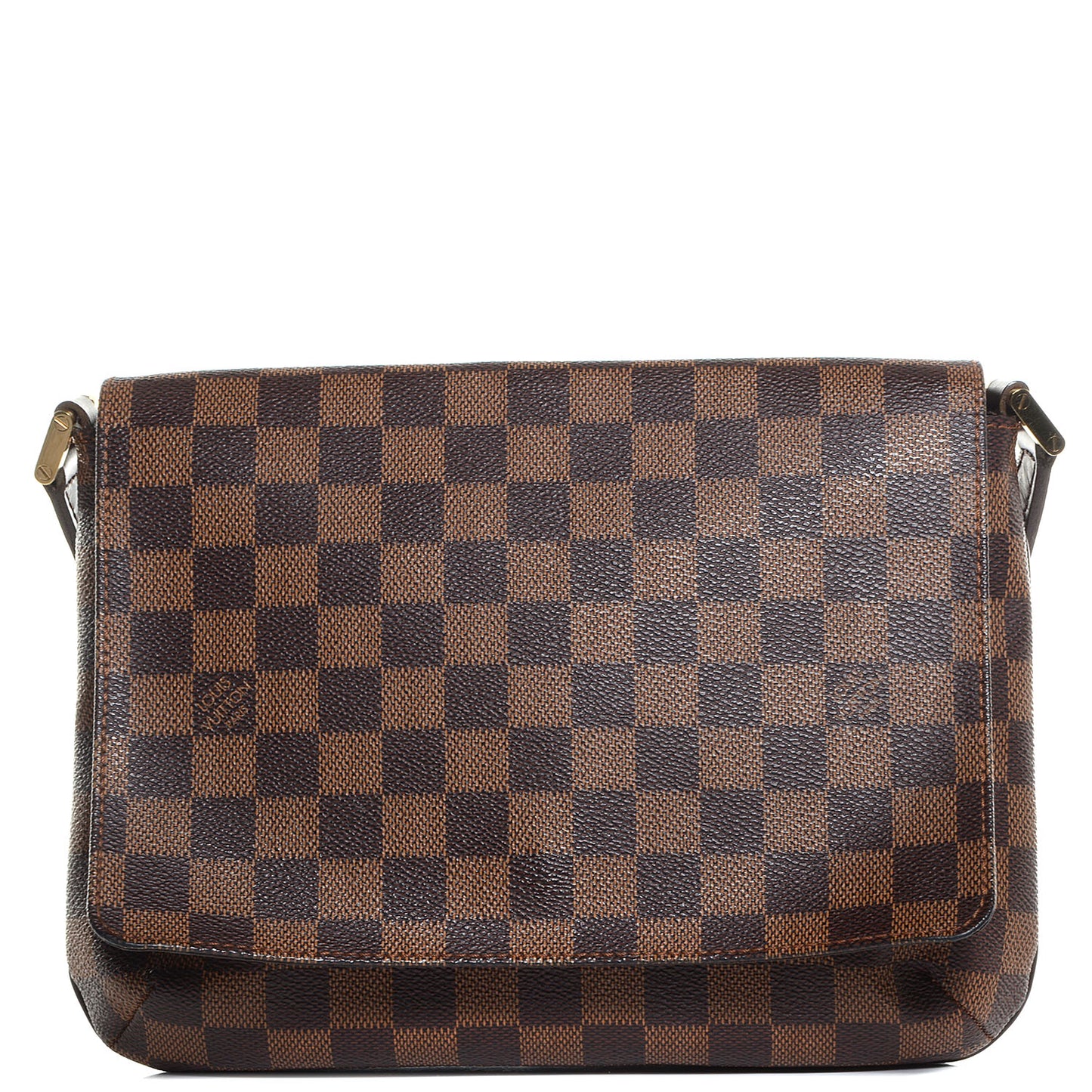 Damier Ebene Musette Tango Long Strap