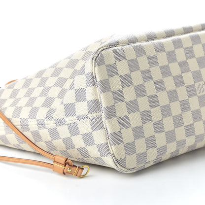 Louis Vuitton Damier Azur Neo Neverfull MM Rose Ballerine 6 of 11