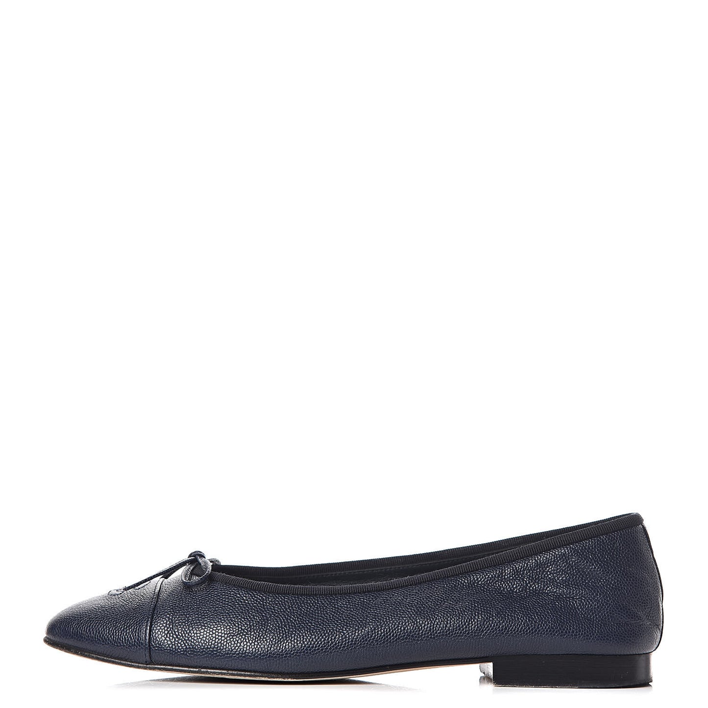 Caviar CC Cap Toe Ballerina Flats 41 Navy