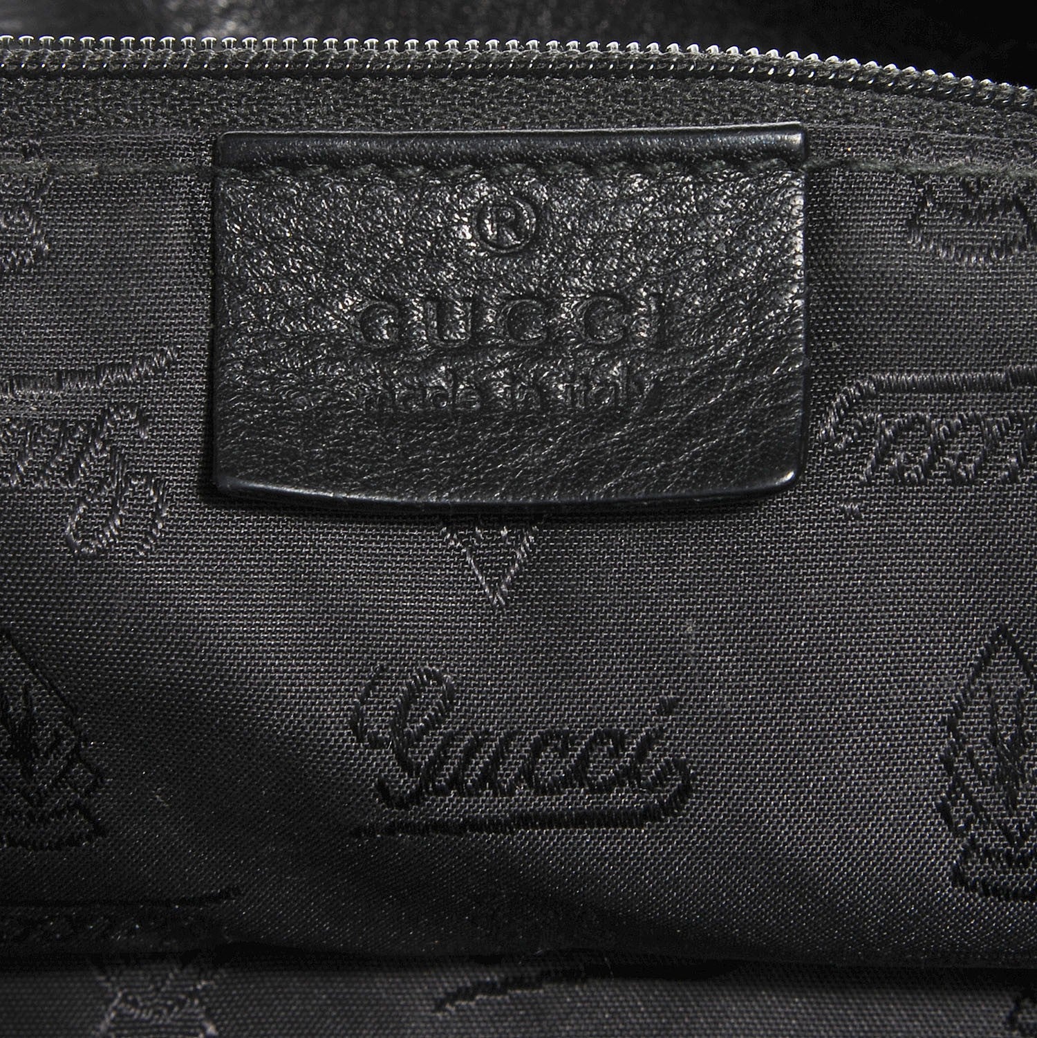 Gucci Guccissima New Ladies Web Large Hobo Black 5 of 9