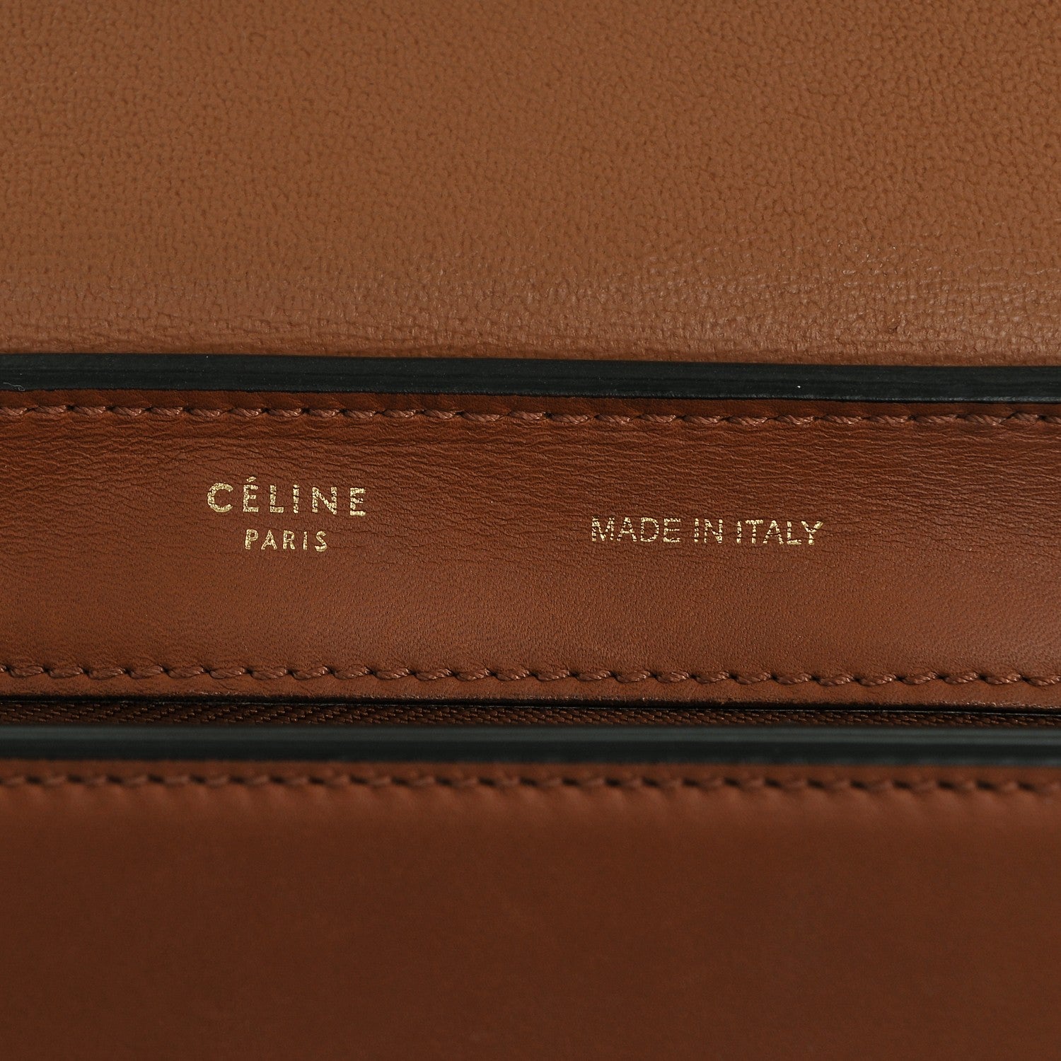 Celine Natural Calfskin Suede Medium Trapeze Tan 5 of 6