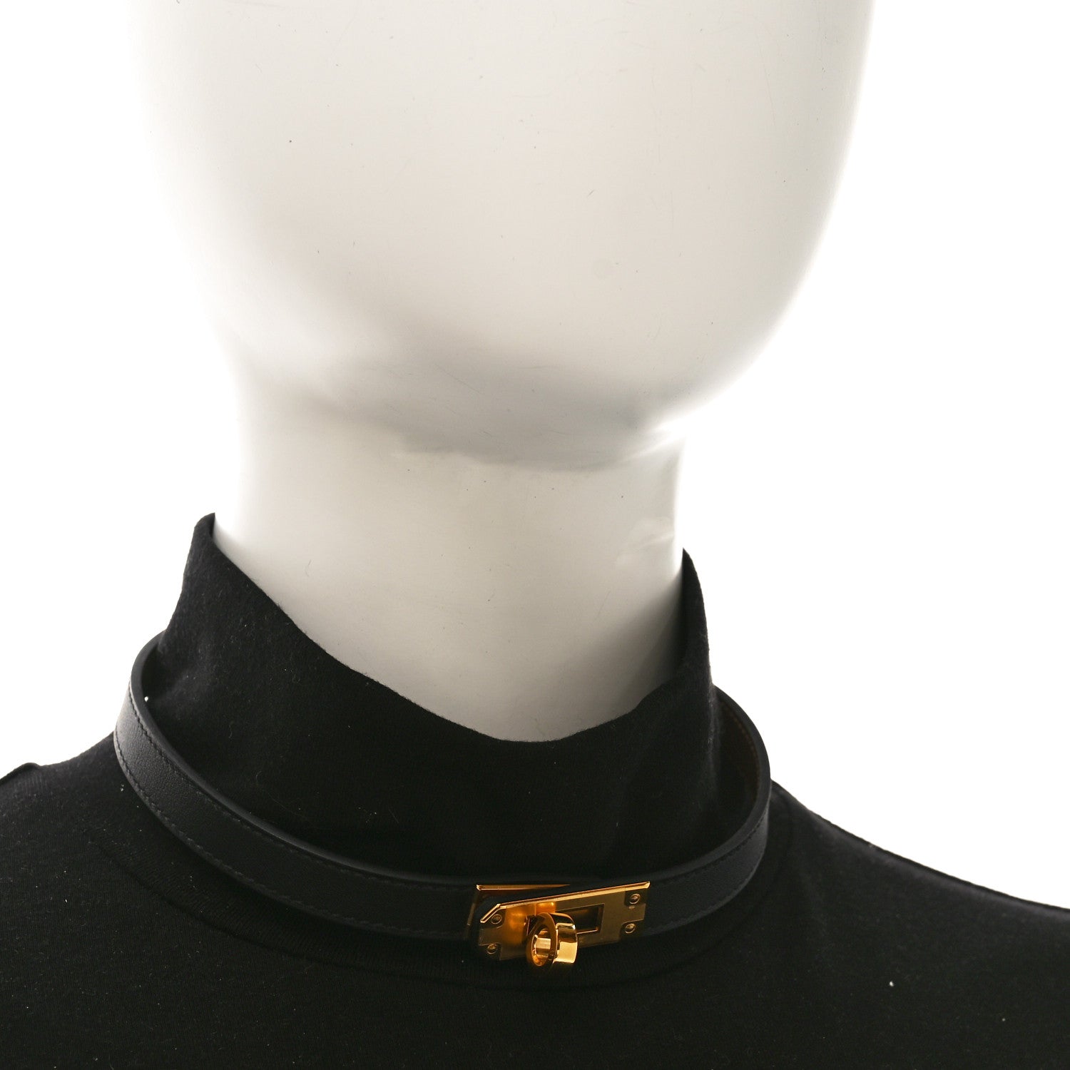 Hermes Swift Kelly Choker Black 2 of 6