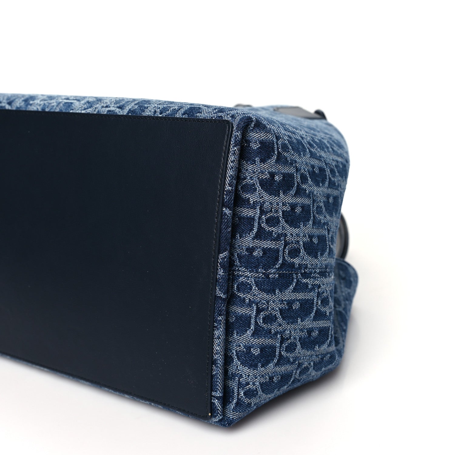 Christian Dior Denim Jacquard Oblique Medium Toujours Blue 10 of 11