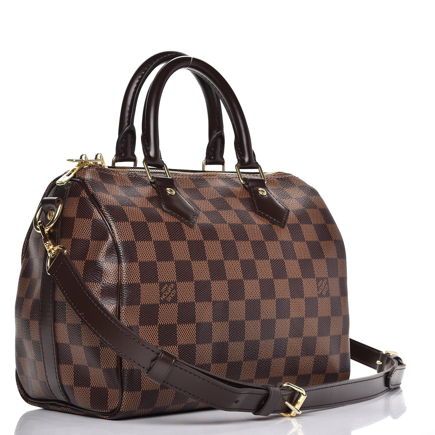 Louis Vuitton Damier Ebene Speedy Bandouliere 25 4 of 9