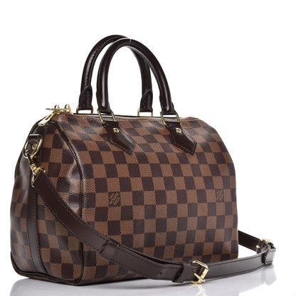 Louis Vuitton Damier Ebene Speedy Bandouliere 25 4 of 9