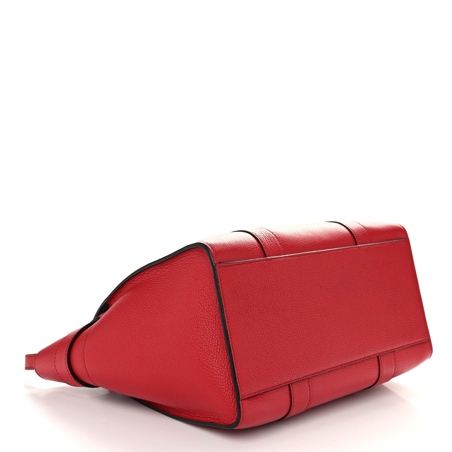 Mulberry Classic Grain Calfskin Small Bayswater Zip Tote Scarlet 3 of 9