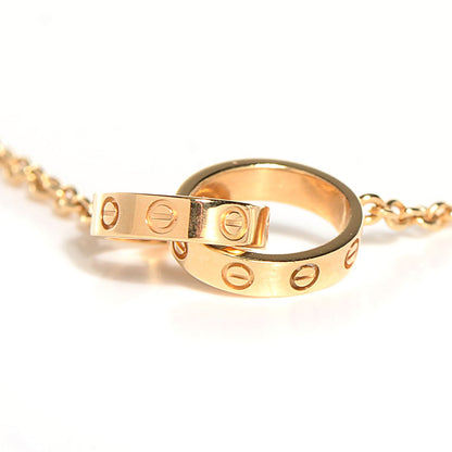 Cartier 18K Yellow Gold Interlocking LOVE Necklace 3 of 5