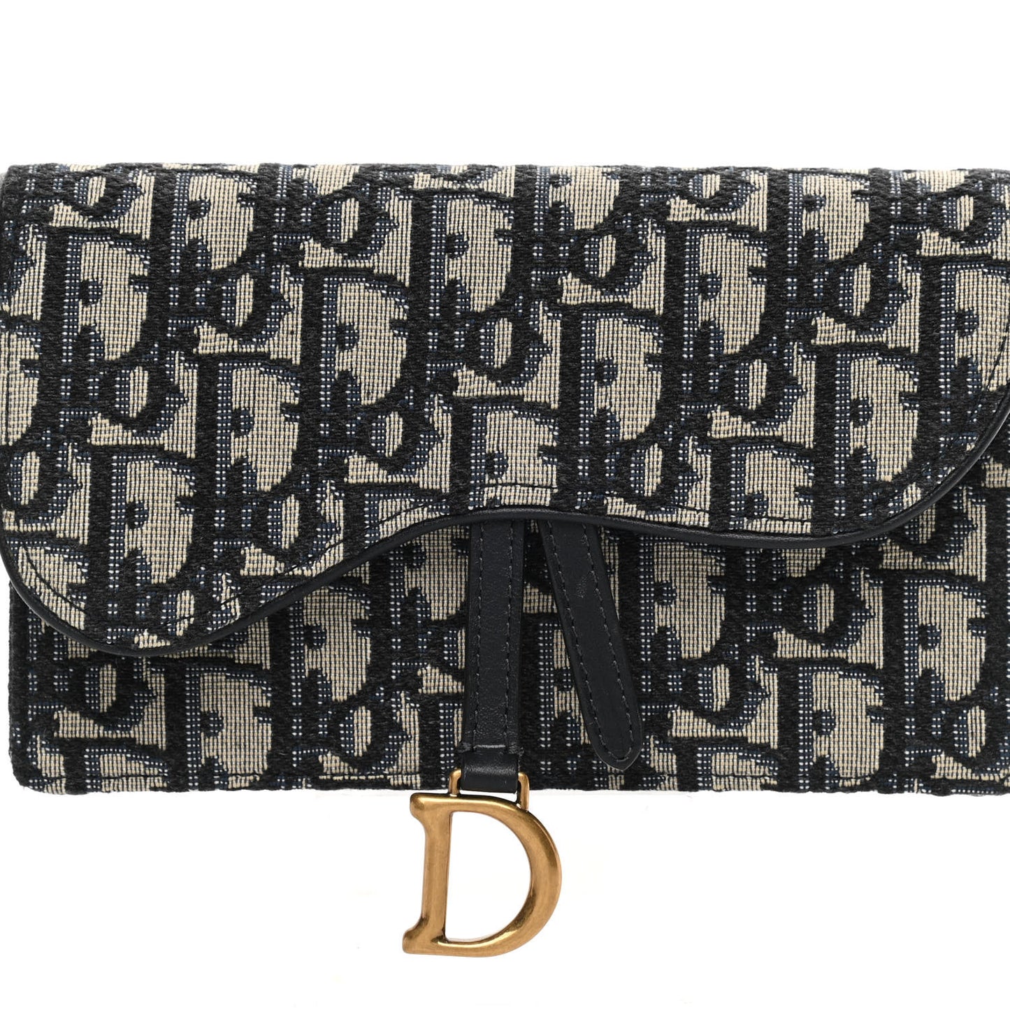 Oblique Saddle Belt Bag Blue