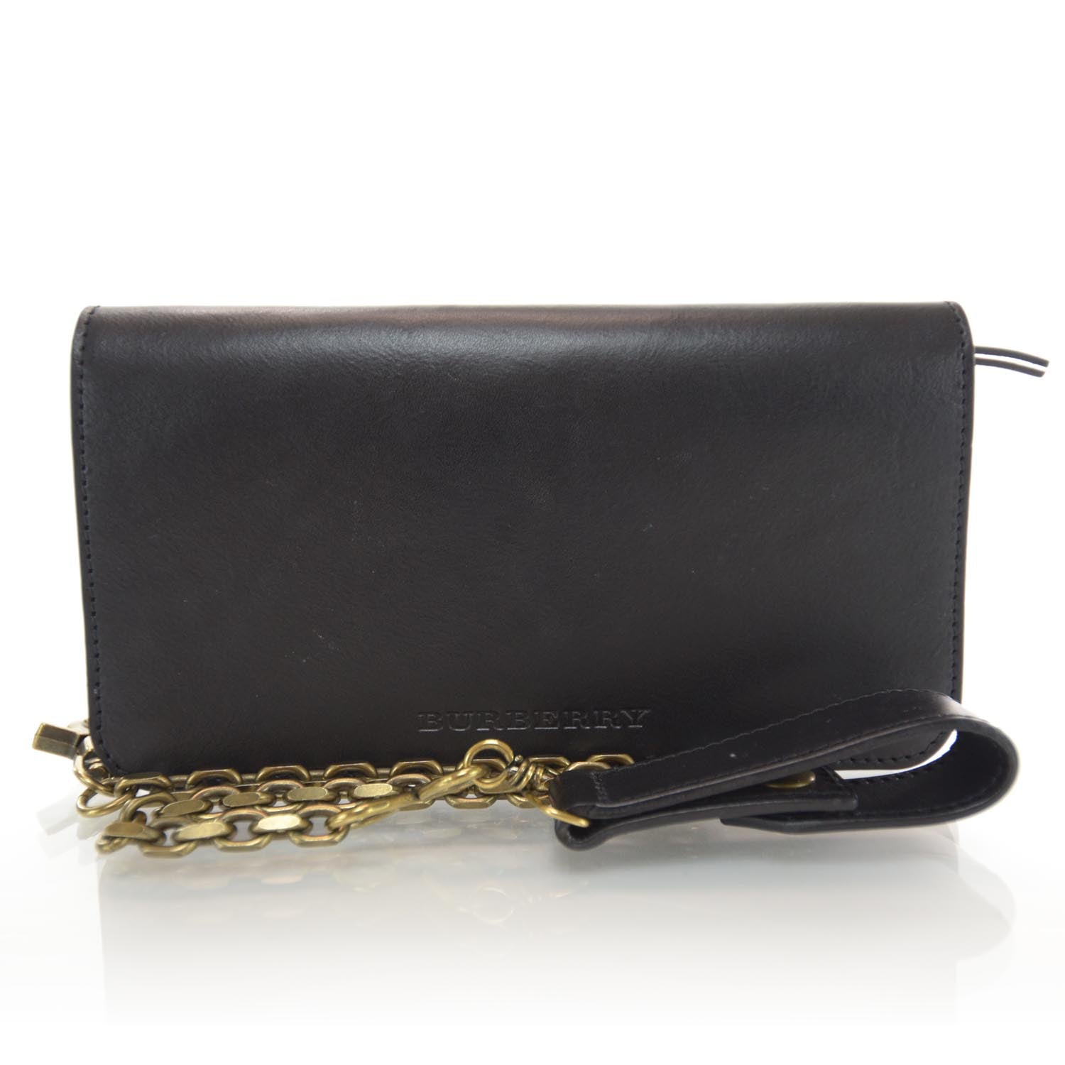Burberry Leather Mens Chain Wallet 1 of 7