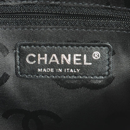 Chanel Calfskin Quilted Cambon Pochette Pink Black 6 of 7