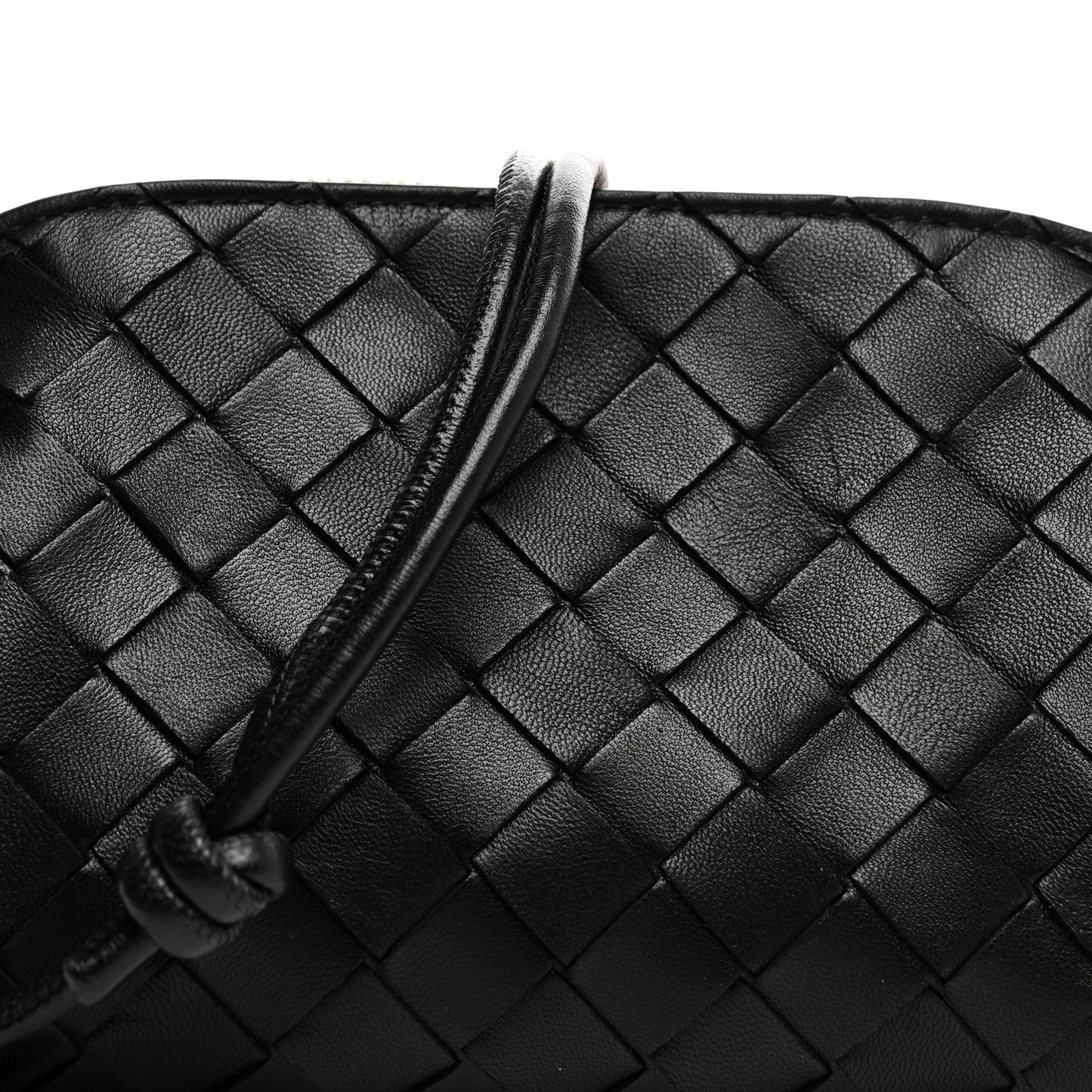 Nappa Intrecciato Concert Pouch Black