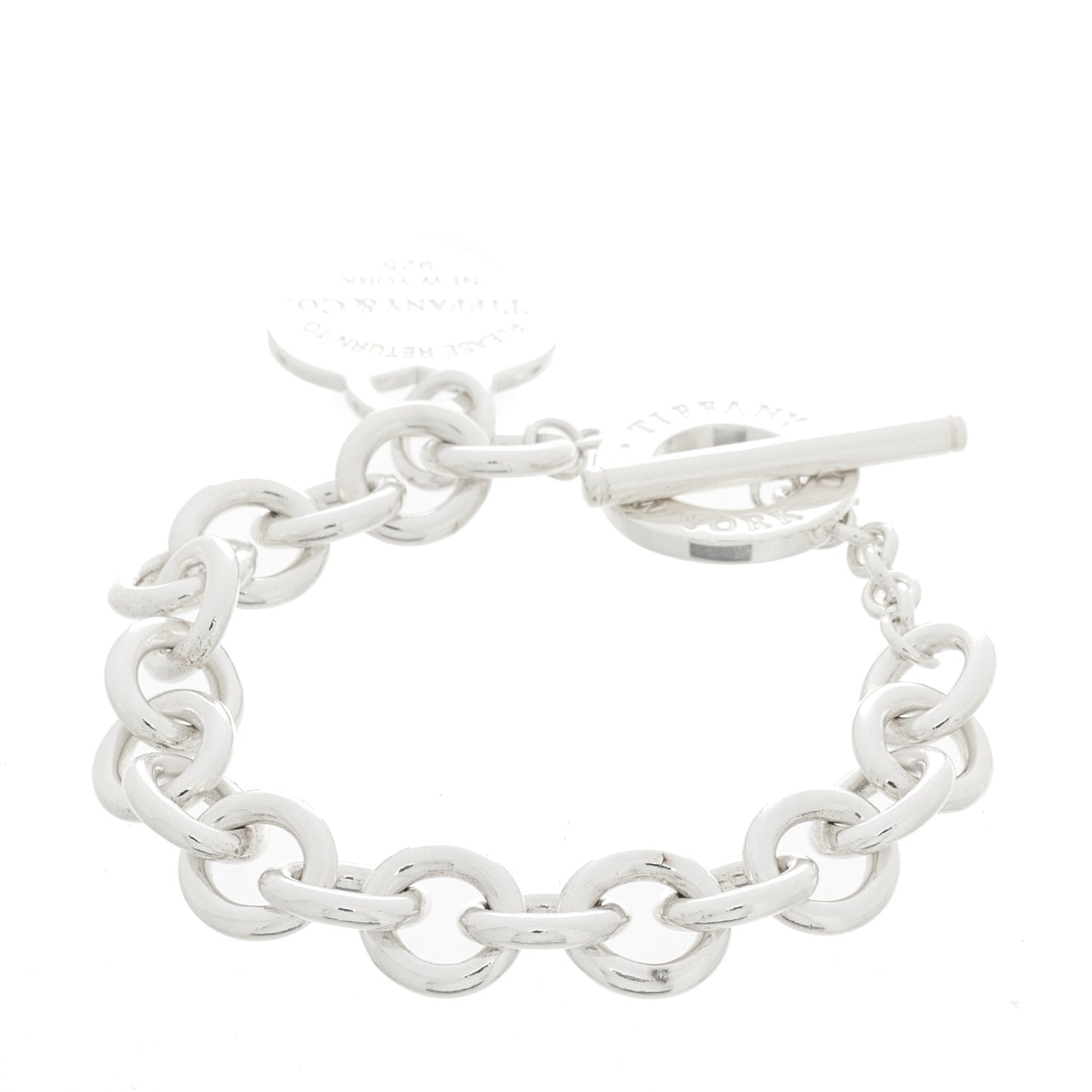 Sterling Silver Return To Tiffany Heart Tag Toggle Bracelet