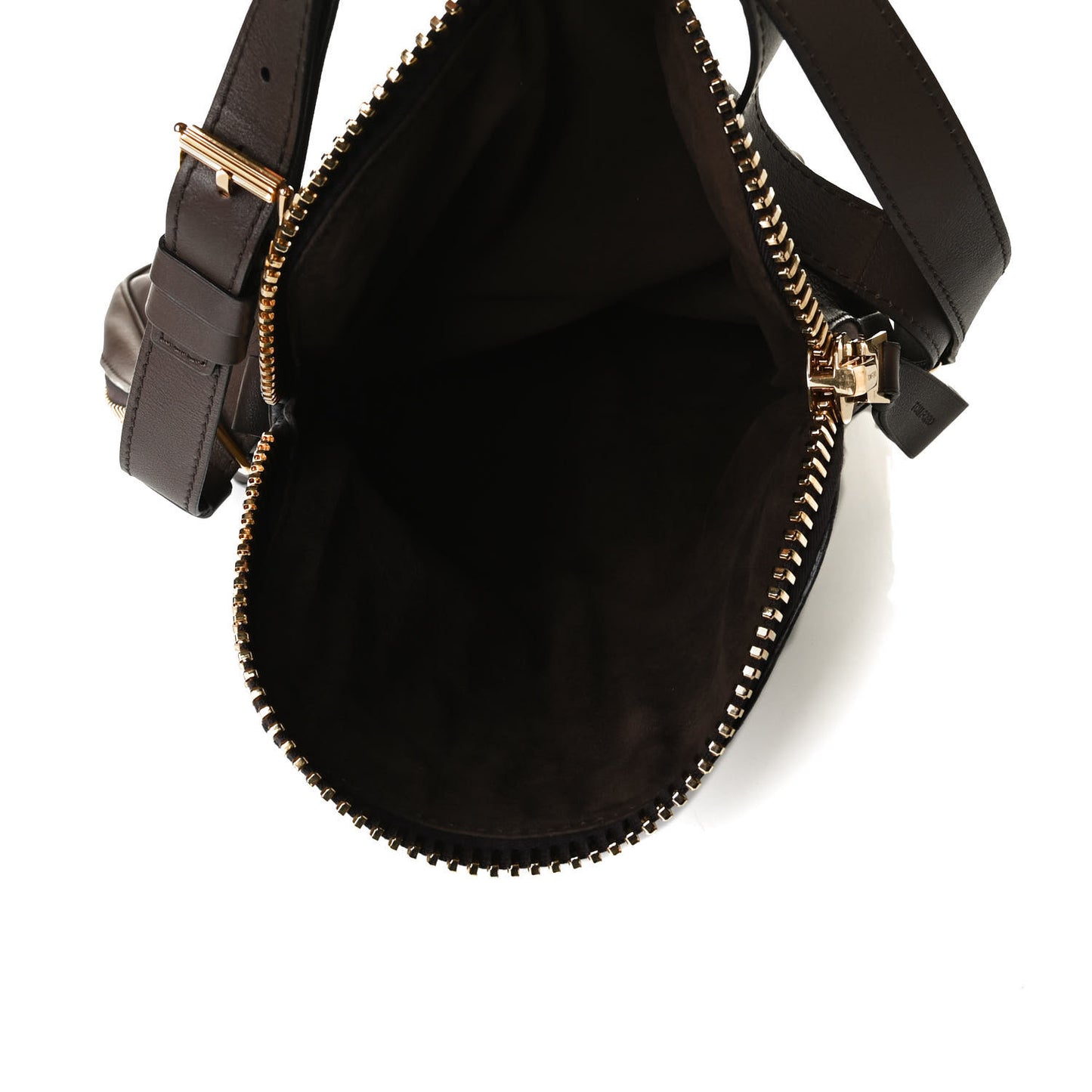 Pebbled Calfskin Large Jennifer Dark Brown