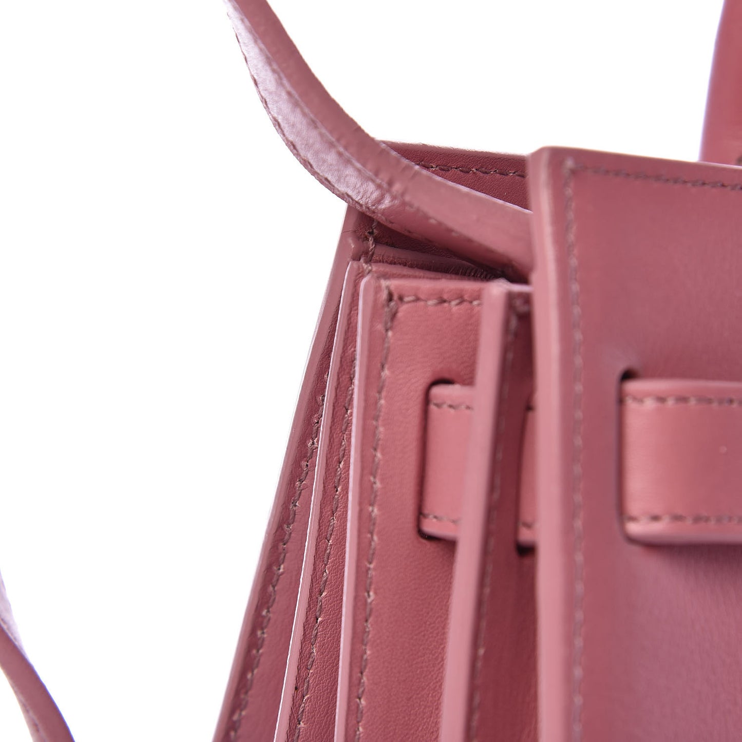 Calfskin Nano Sac De Jour Rose Dark