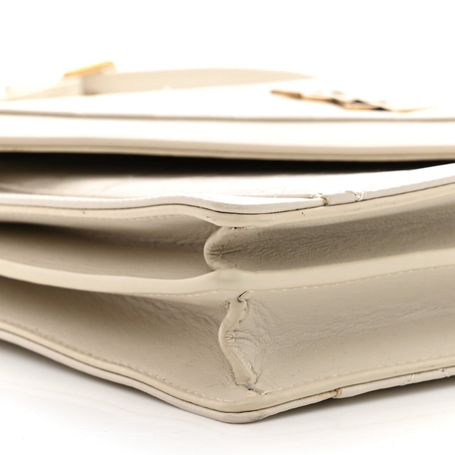 Saint Laurent Lambskin Quilted Mini Gaby Satchel Crema Soft 9 of 11
