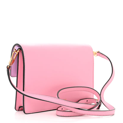 Versace Grained Calfskin La Medusa Crossbody Bag Pink 3 of 10