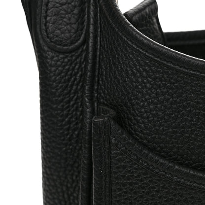 Hermes Taurillon Clemence Evelyne III PM Black 11 of 12