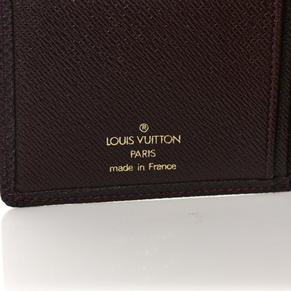 Louis Vuitton Taiga Porte Valeurs Organizer Wallet Acajou 6 of 6