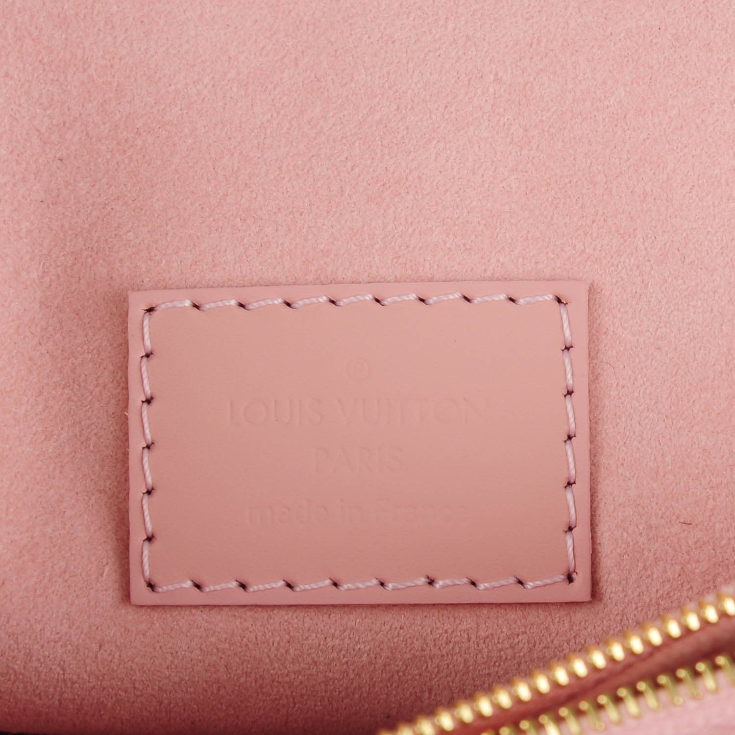 Louis Vuitton Damier Ebene Caissa Clutch Rose Ballerine 6 of 7