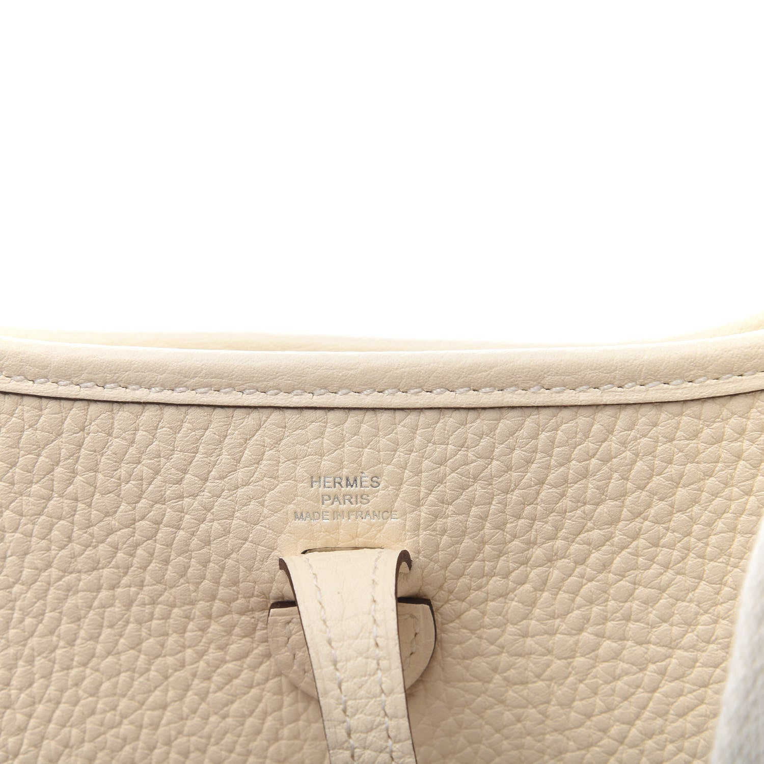 Hermes Taurillon Clemence Amazone Evelyne TPM Nata Craie 8 of 11