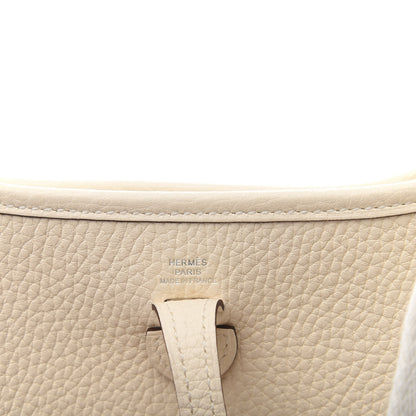 Hermes Taurillon Clemence Amazone Evelyne TPM Nata Craie 8 of 11