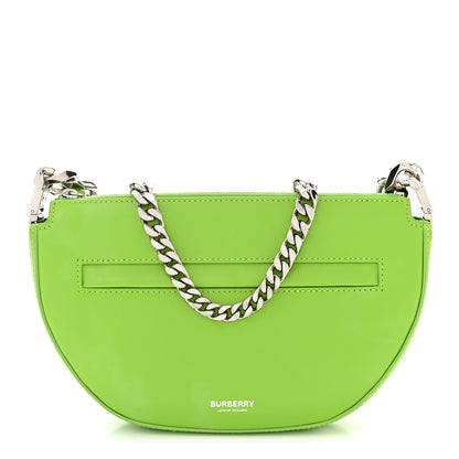 Burberry Calfskin Small Olympia Chain Shoulder Bag Brilliant Green 1 of 11