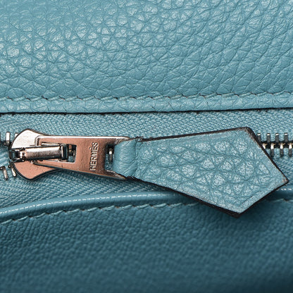 Hermes Taurillon Clemence Kelly Retourne 28 Bleu Saint Cyr 20 of 38