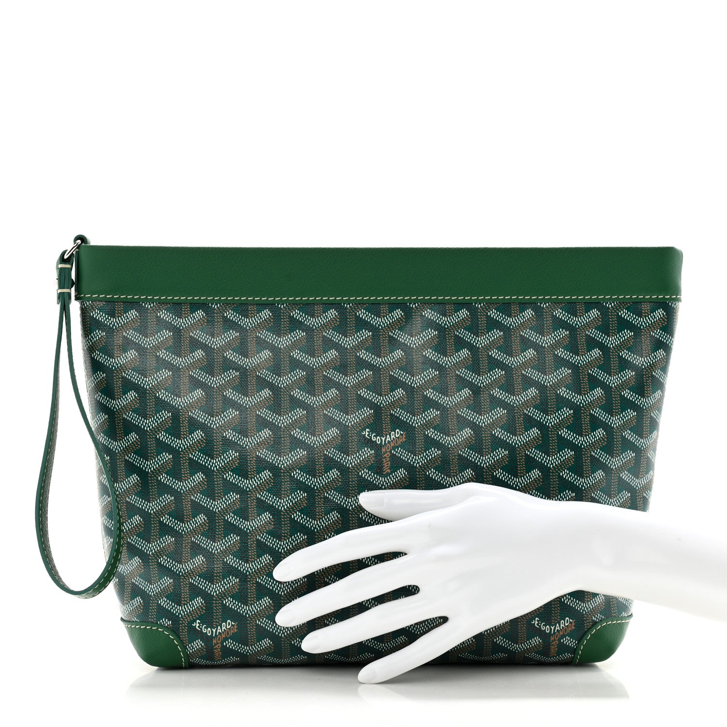 Goyard Goyardine Conti Pouch Green 2 of 6