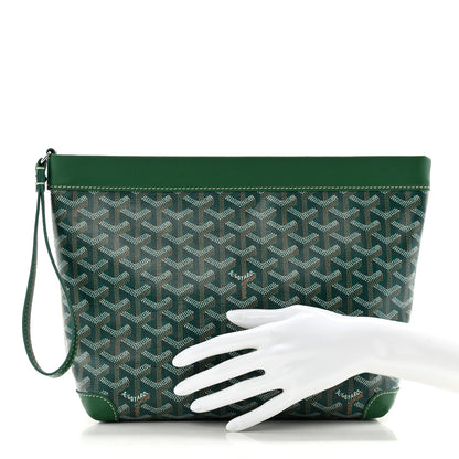 Goyard Goyardine Conti Pouch Green 2 of 6