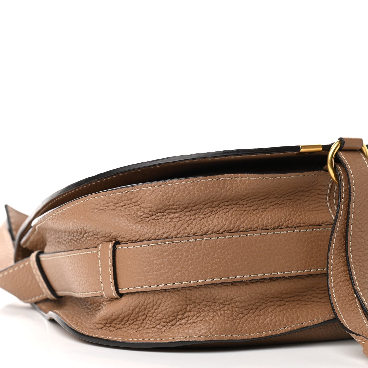 Chloe Calfskin Medium Marcie Round Crossbody Bag Nut 11 of 12