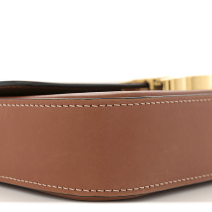 Celine Shiny Calfskin Triomphe Shoulder Bag Tan 10 of 11
