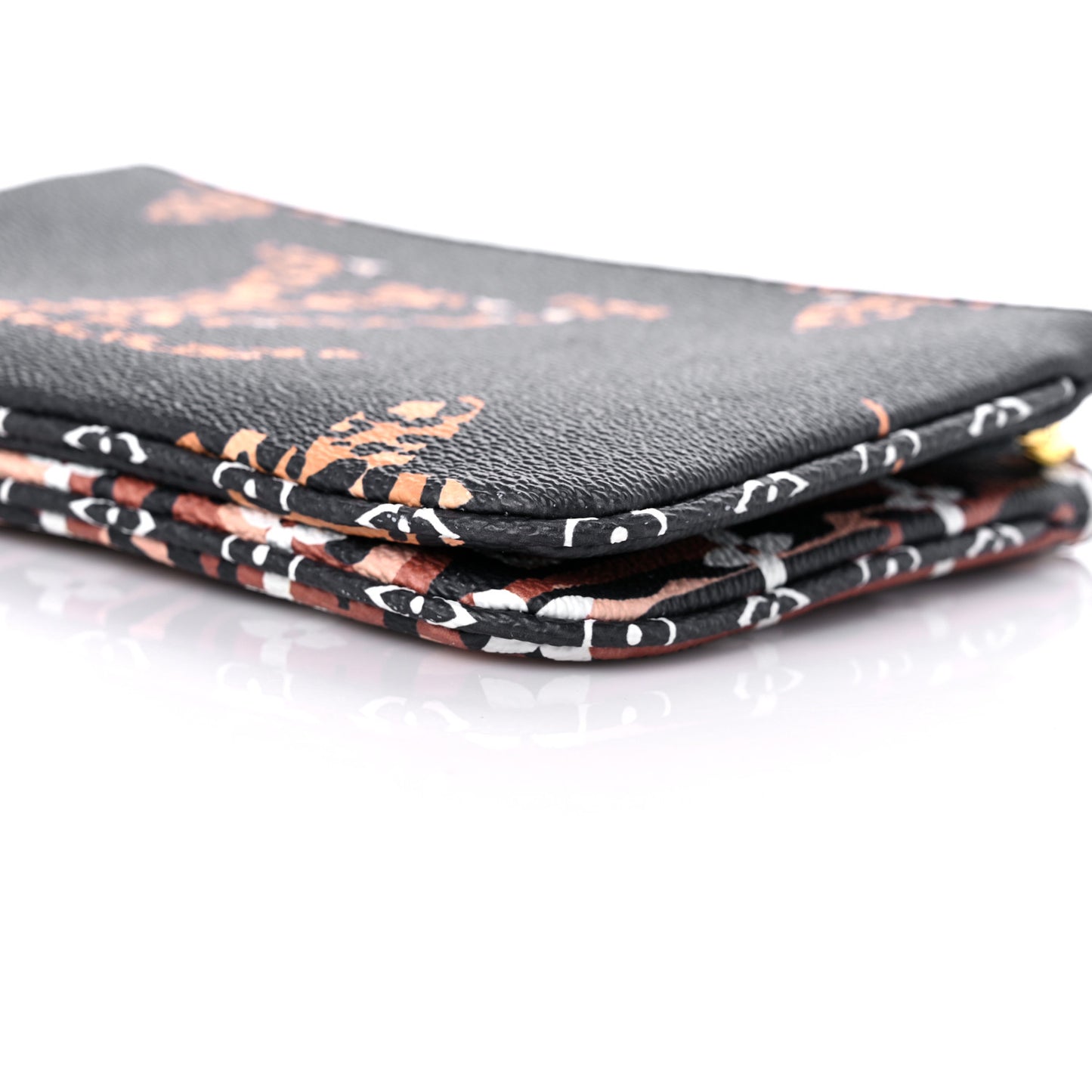 Monogram Giant Jungle Pochette Double Zip Black