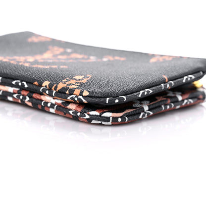 Louis Vuitton Monogram Giant Jungle Pochette Double Zip Black 9 of 10